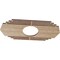 Ekena Millwork Chrysler Wood Fretwork Pierced Ceiling Medallion, Red Oak, 18"W x 9"H x 4 3/4"ID x 3/8"T CMWP18X09X0375CSRO - alternate 3